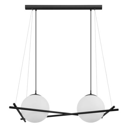 Eglo 39592 - Κρεμαστό φωτιστικό με καλώδιο SALVEZINAS 2xE27/25W/230V