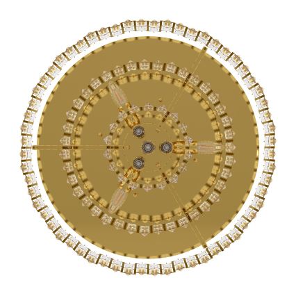 Eglo - Φωτιστικό οροφής 10xE14/25W/230V δ. 63 cm