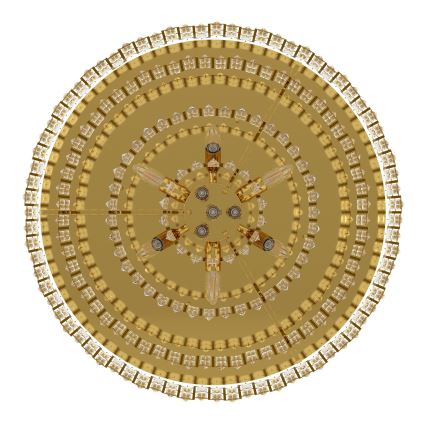 Eglo - Φωτιστικό οροφής 10xE14/25W/230V δ. 78 cm