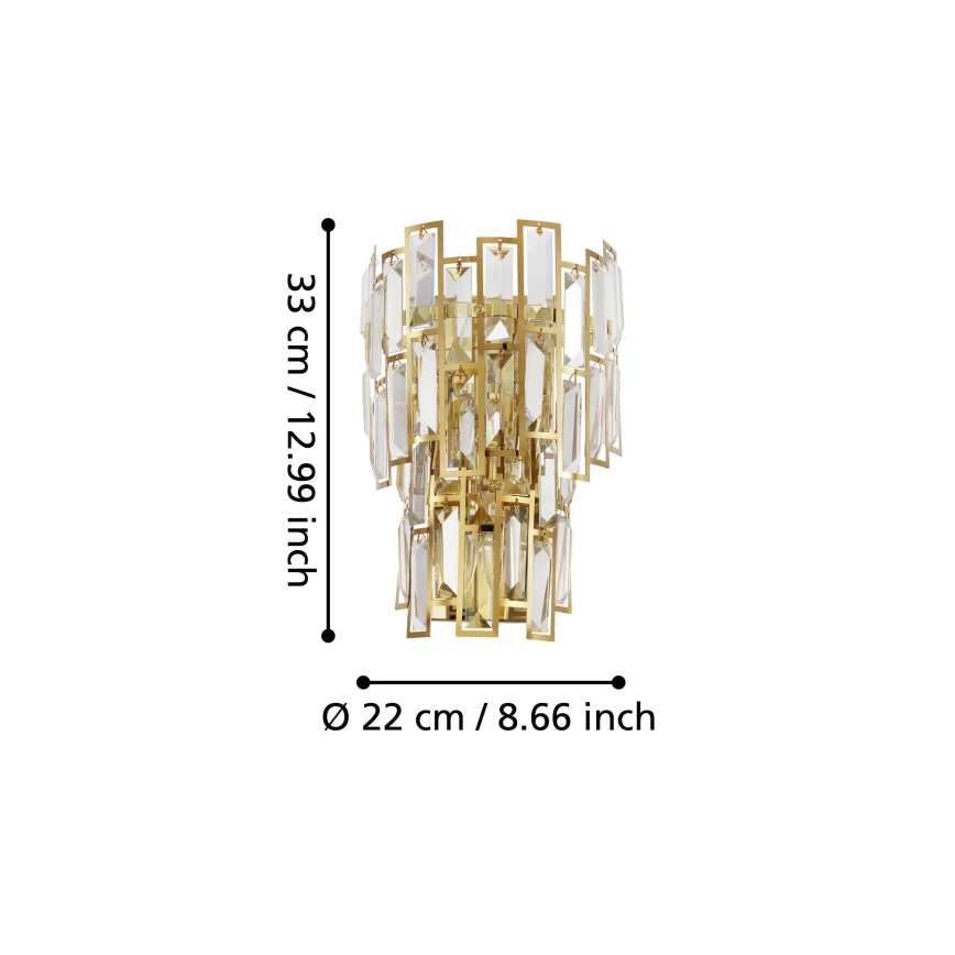 Eglo - Φωτιστικό τοίχου  3xE14/25W/230V