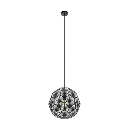 Eglo - Κρεμαστό φωτιστικό οροφής 1xE27/60W/230V διάμετρος 41 cm μαύρο