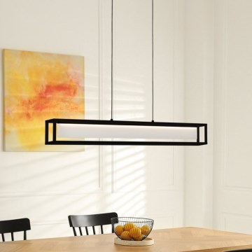 Eglo 39629 - LED ρυθμιζόμενο κρεμαστό φωτιστικό με καλώδιο GUALAJO LED/27W/230V μαύρο
