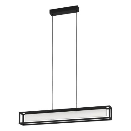 Eglo 39629 - LED ρυθμιζόμενο κρεμαστό φωτιστικό με καλώδιο GUALAJO LED/27W/230V μαύρο