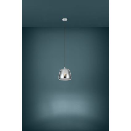 Eglo - Κρεμαστό φωτιστικό οροφής 1xE27/40W/230V διάμετρος 26 cm φιμέ