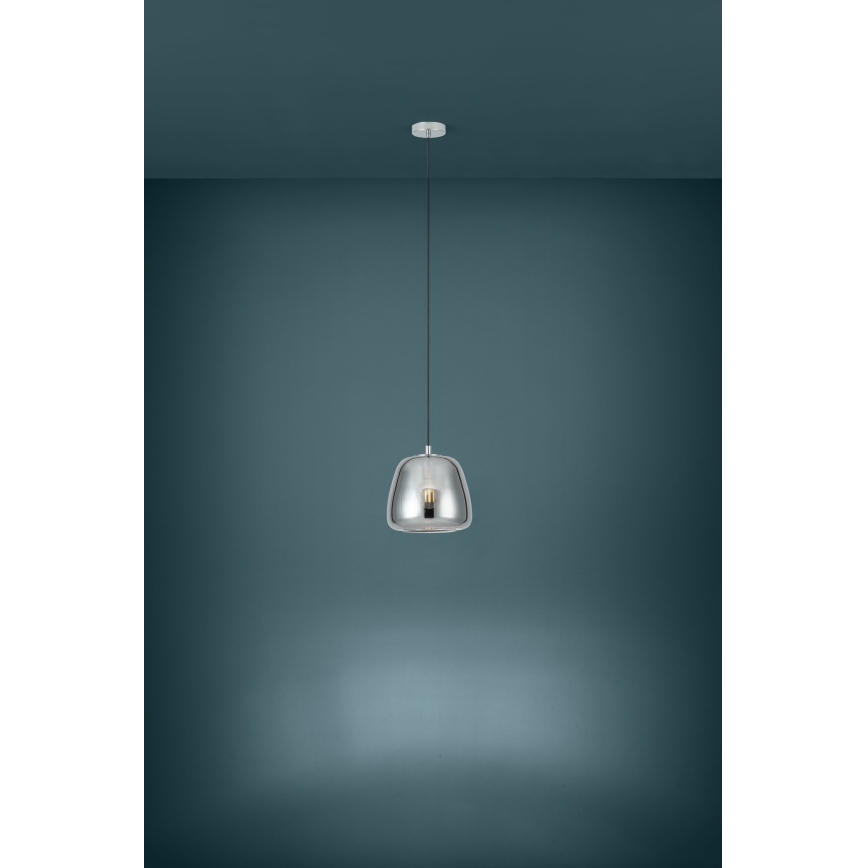 Eglo - Κρεμαστό φωτιστικό οροφής 1xE27/40W/230V διάμετρος 26 cm φιμέ