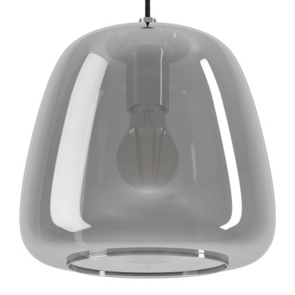 Eglo - Κρεμαστό φωτιστικό οροφής 3xE27/40W/230V φιμέ