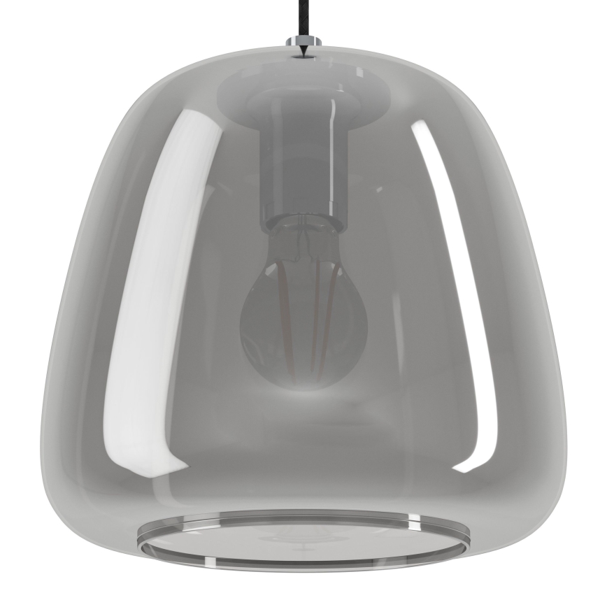 Eglo - Κρεμαστό φωτιστικό οροφής 3xE27/40W/230V φιμέ