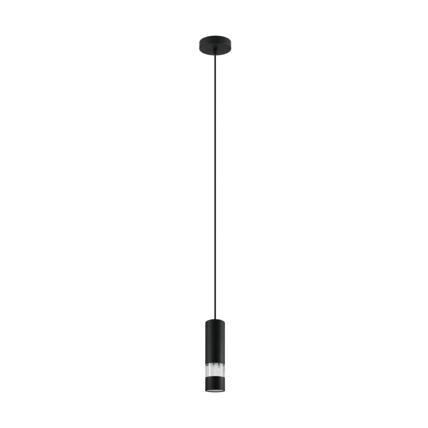 Eglo -  Κρεμαστό φωτιστικό οροφής LED 1xGU10/4,6W/230V μαύρο