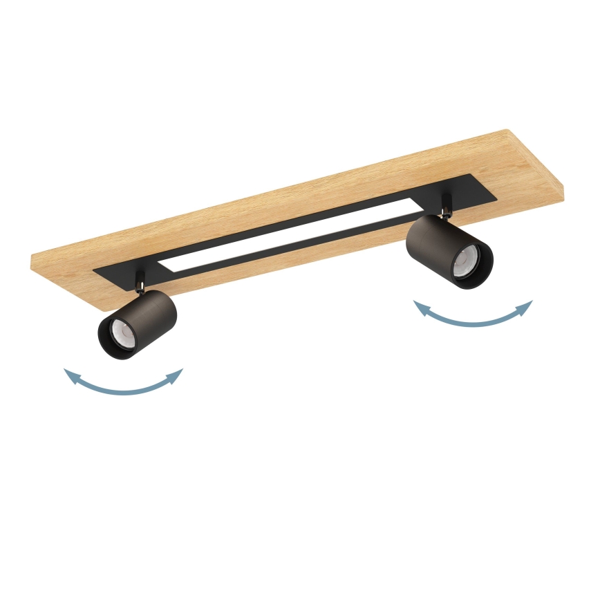 Eglo - LED Φωτιστικό σποτ LED/12W/230V + 2xGU10/4,5W