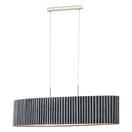 Eglo -Πολύφωτο σε ράγα 2xE27/40W/230V γκρι