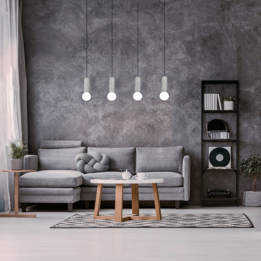 Eglo - Πολύφωτο σε σχοινί 4xE27/40W/230V