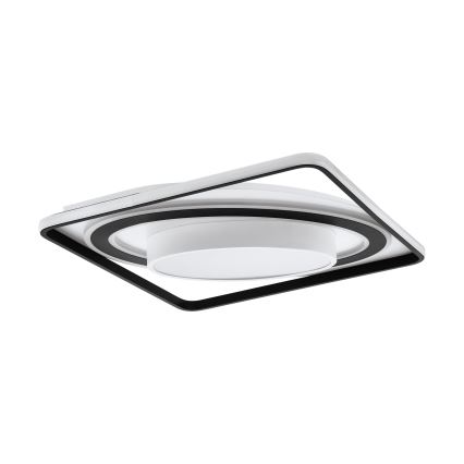 Eglo - LED Dimmable φωτιστικό οροφής LED/21,5W/230V + LED/10,5W + LED/3W 3000-6500K μαύρο + τηλεχειριστήριο