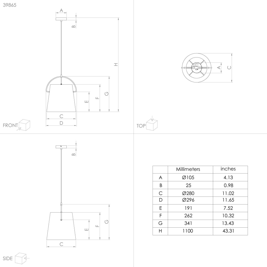 Eglo - Πολύφωτο κρεμαστό 1xE27/40W/230V