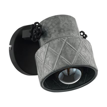 Eglo 39868 - Φωτιστικό τοίχου HILCOTT 1xE27/40W/230V