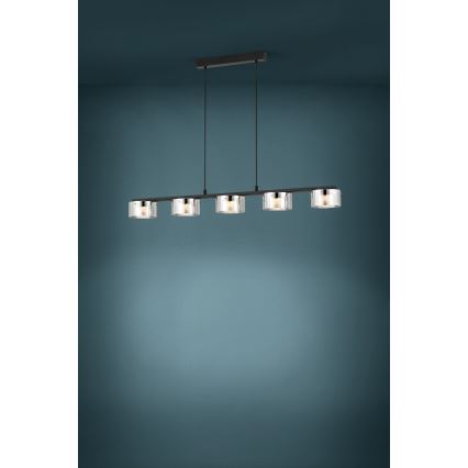 Eglo - LED Dimmable πολύφωτο ράγα 5xLED/5,4W/230V