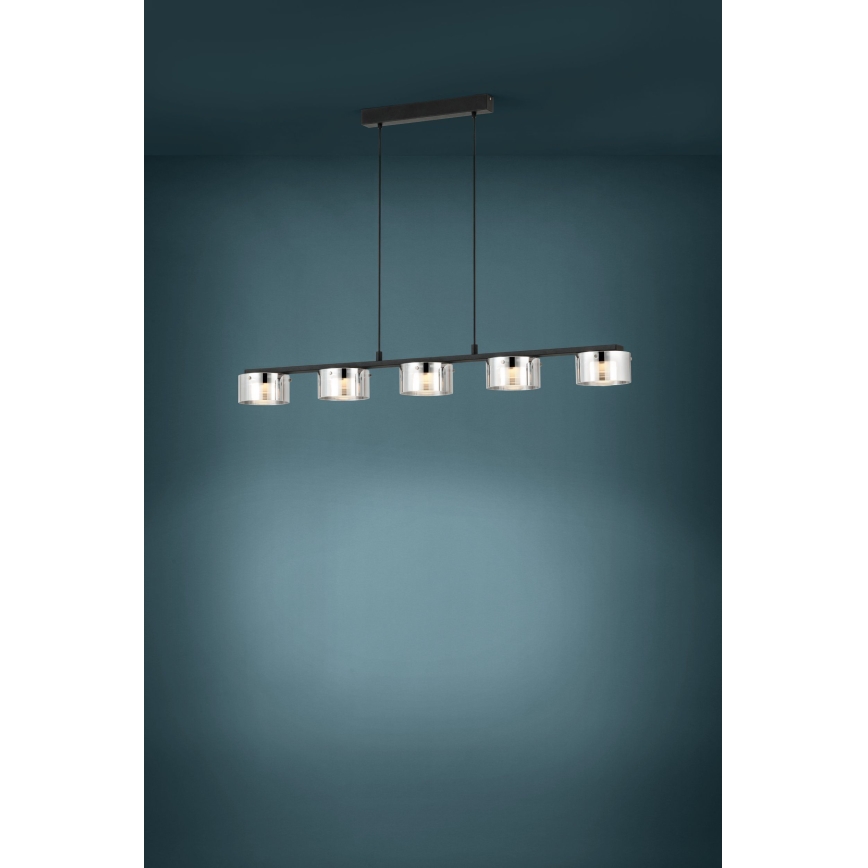 Eglo - LED Dimmable πολύφωτο ράγα 5xLED/5,4W/230V
