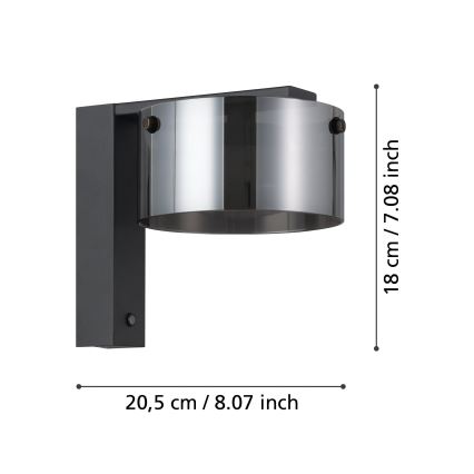 Eglo - Φωτιστικό τοίχου LED Dimmable 1xLED/7,2W/230V