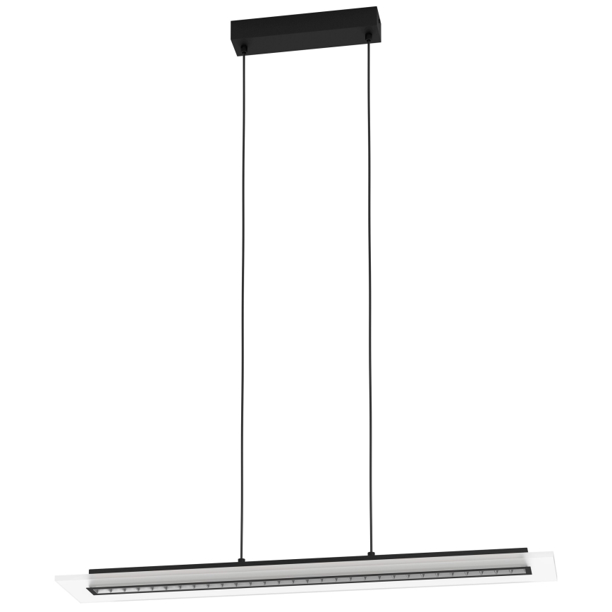Eglo - Led Dimmable κρεμαστό φωτιστικό οροφής LED/57,5W/230V 3000K μαύρο + τηλεχειριστήριο
