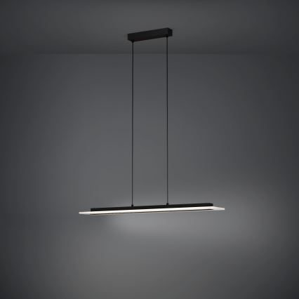 Eglo - Led Dimmable κρεμαστό φωτιστικό οροφής LED/57,5W/230V 3000K μαύρο + τηλεχειριστήριο