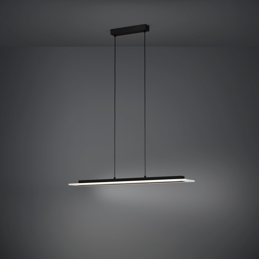 Eglo - Led Dimmable κρεμαστό φωτιστικό οροφής LED/57,5W/230V 3000K μαύρο + τηλεχειριστήριο