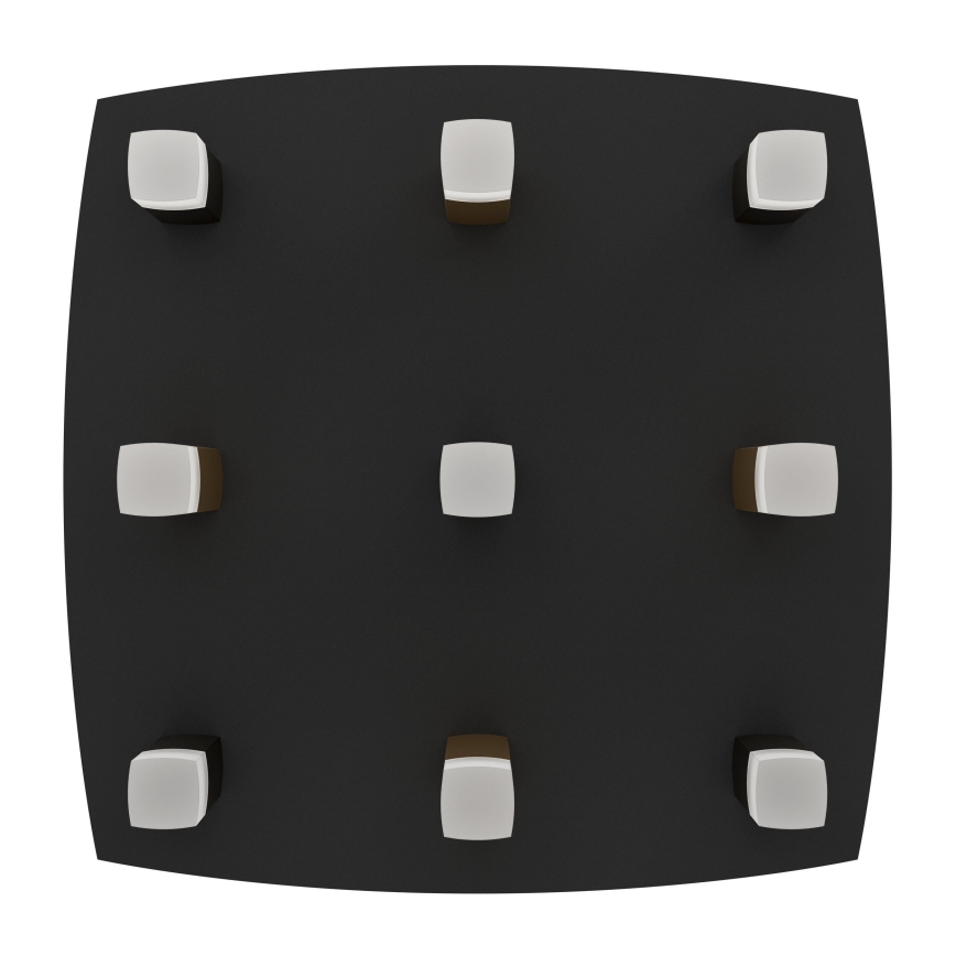 Eglo - LED Dimmable φωτιστικό οροφής 9xLED/3,1W/230V 3000K ανθρακί/χρυσό