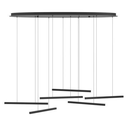 Eglo - Led Dimmable κρεμαστό φωτιστικό οροφής 6xLED/8,4W/230V 3000K μαύρο