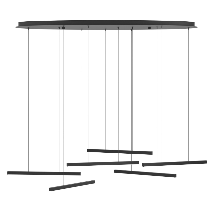 Eglo - Led Dimmable κρεμαστό φωτιστικό οροφής 6xLED/8,4W/230V 3000K μαύρο