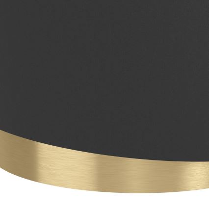 Eglo - Κρεμαστό φωτιστικό οροφής 1xE27/40W/230V μαύρο/χρυσό