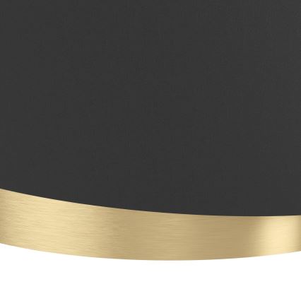 Eglo 39926 - Κρεμαστό φωτιστικό οροφής MANDERLINE 1xE27/40W/230V μαύρο/χρυσό