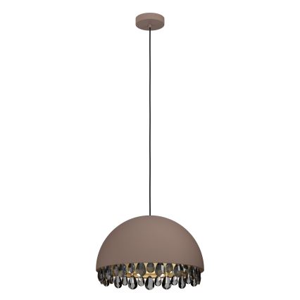 Eglo - Κρεμαστό φωτιστικό οροφής 1xE27/40W/230V καφέ