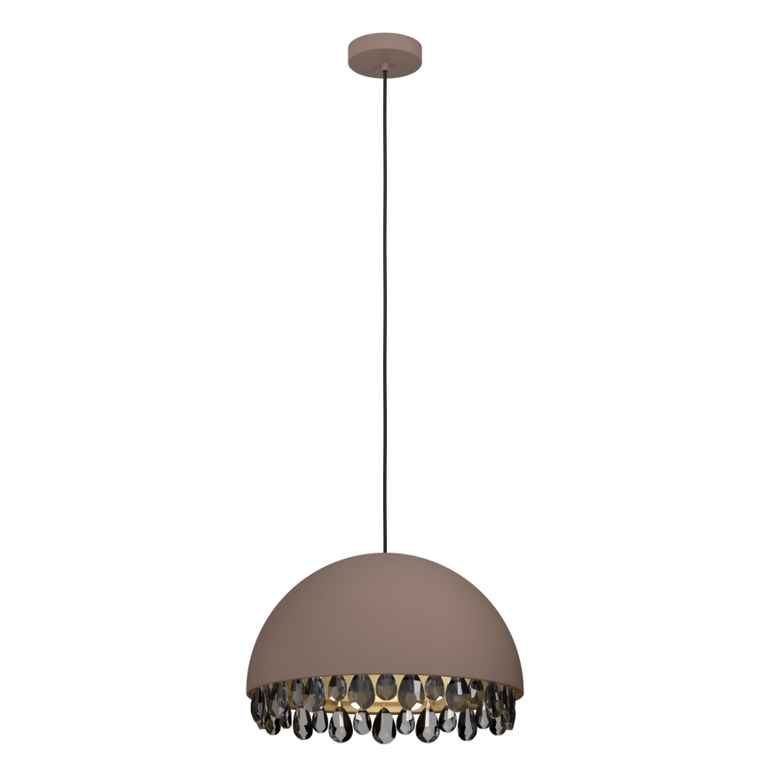 Eglo - Κρεμαστό φωτιστικό οροφής 1xE27/40W/230V καφέ