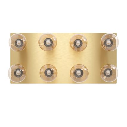 Eglo - Φωτιστικό οροφής 8xE27/40W/230V χρυσό