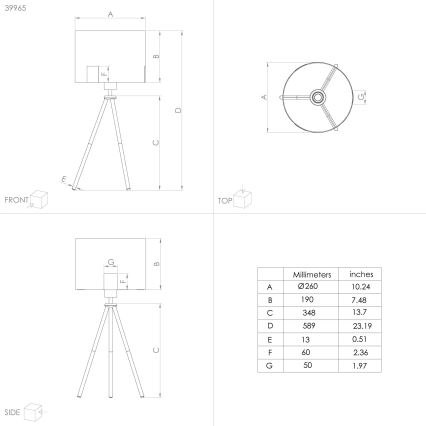 Eglo - Eπιτραπέζιο φωτιστικό 1xE27/40W/230V μαύρο/χρυσό