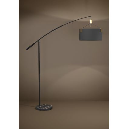 Eglo - Επιδαπέδιο φωτιστικό 3xE27/40W/230V μαύρο/χρυσό