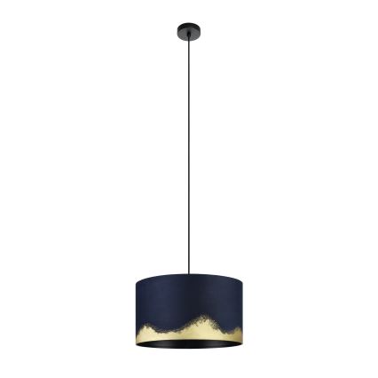 Eglo - Κρεμαστό φωτιστικό οροφής 1xE27/40W/230V διάμετρος 38 cm μπλε/χρυσό