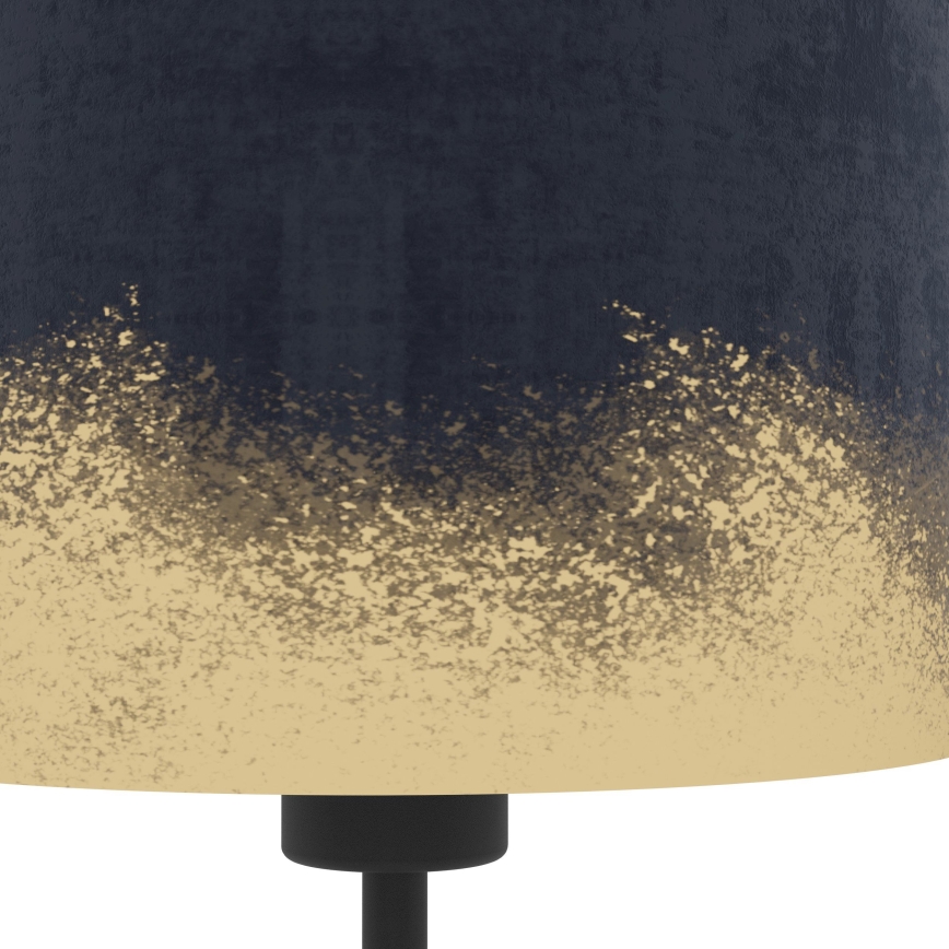 Eglo 39975 - Eπιτραπέζιο φωτιστικό CASUARITA 1xE27/40W/230V μπλε/χρυσό