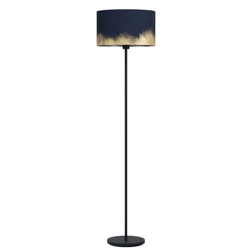 Eglo - Επιδαπέδιο φωτιστικό 1xE27/40W/230V μπλε/χρυσό