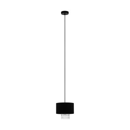 Eglo - Κρεμαστό φωτιστικό οροφής 1xE27/40W/230V μαύρο