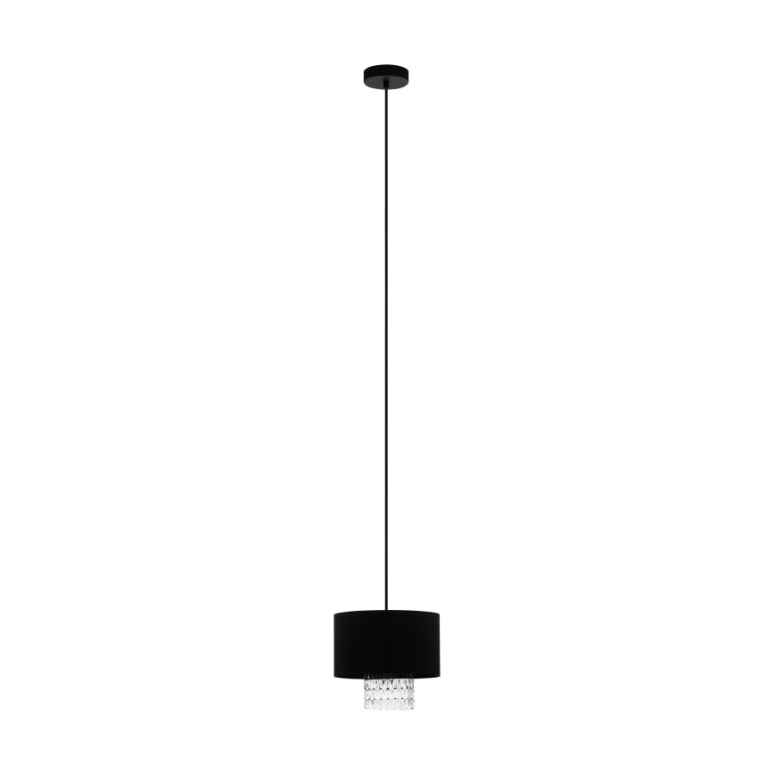 Eglo - Κρεμαστό φωτιστικό οροφής 1xE27/40W/230V μαύρο