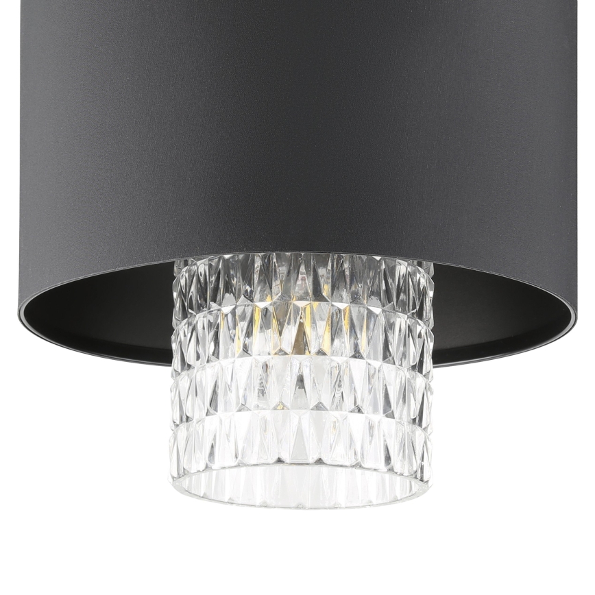 Eglo - Κρεμαστό φωτιστικό οροφής 3xE27/40W/230V μαύρο