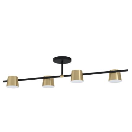 Eglo - LED Πλαφονιέρα οροφής 4xGU10/4,6W/230V 3000K χρυσό