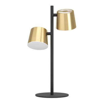 Eglo - Επιτραπέζιο φωτιστικό LED 2xGU10/4,6W/230V 3000K χρυσό