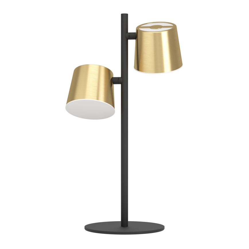Eglo - Επιτραπέζιο φωτιστικό LED 2xGU10/4,6W/230V 3000K χρυσό