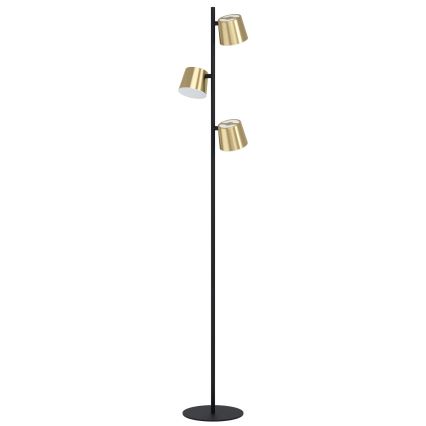Eglo - Επιδαπέδια λάμπα LED 3xGU10/4,6W/230V 3000K χρυσό