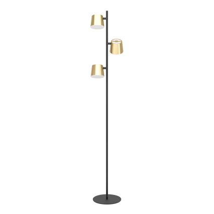 Eglo - Επιδαπέδια λάμπα LED 3xGU10/4,6W/230V 3000K χρυσό