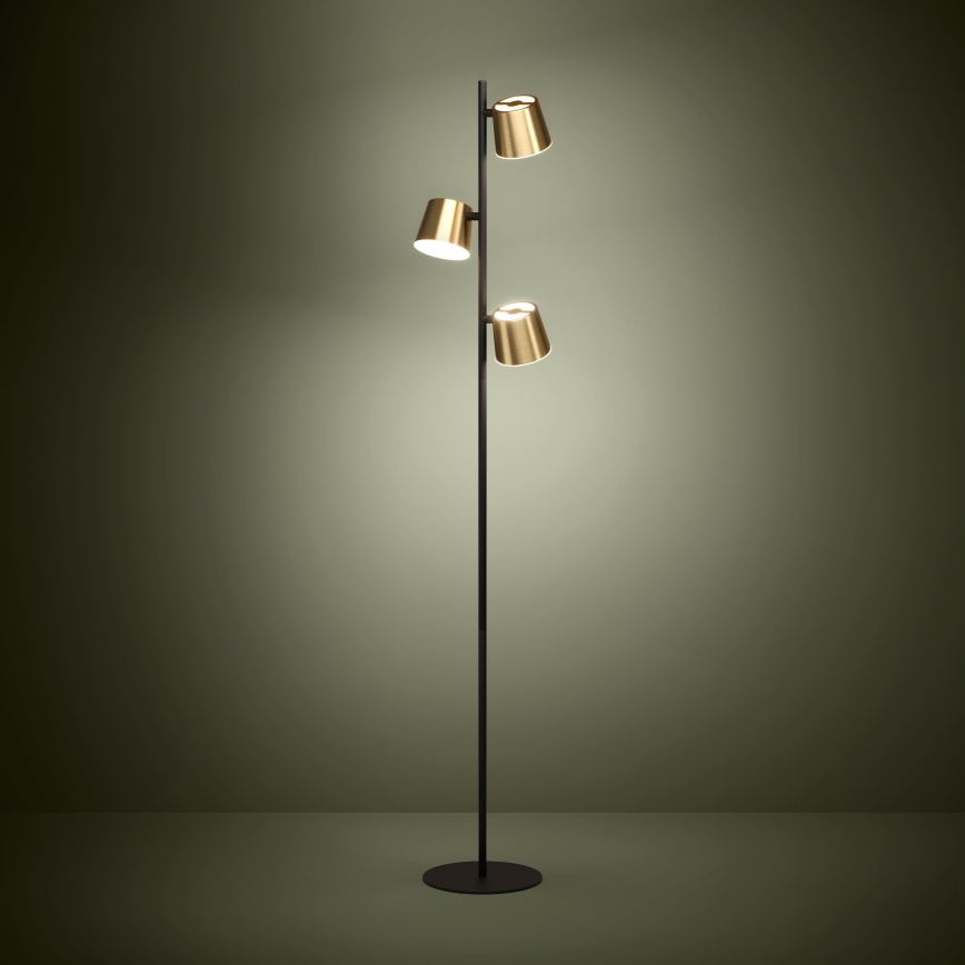 Eglo - Επιδαπέδια λάμπα LED 3xGU10/4,6W/230V 3000K χρυσό