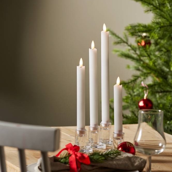 Eglo 410026 - ΣΕΤ 4x LED Κερί FLAMME LED/1xAAA λευκό