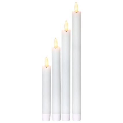 Eglo 410026 - ΣΕΤ 4x LED Κερί FLAMME LED/1xAAA λευκό