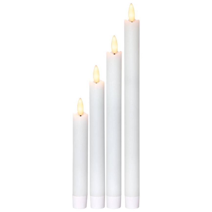 Eglo 410026 - ΣΕΤ 4x LED Κερί FLAMME LED/1xAAA λευκό