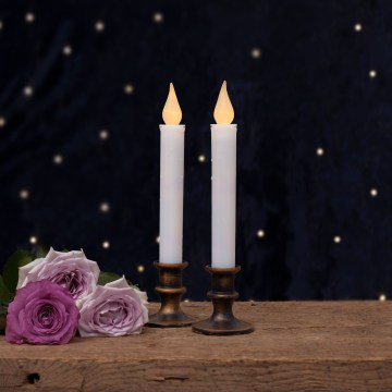 Eglo 410029 - Σετ 2 LED κεριών, τροφοδοσία 1x AA, θερμό λευκό